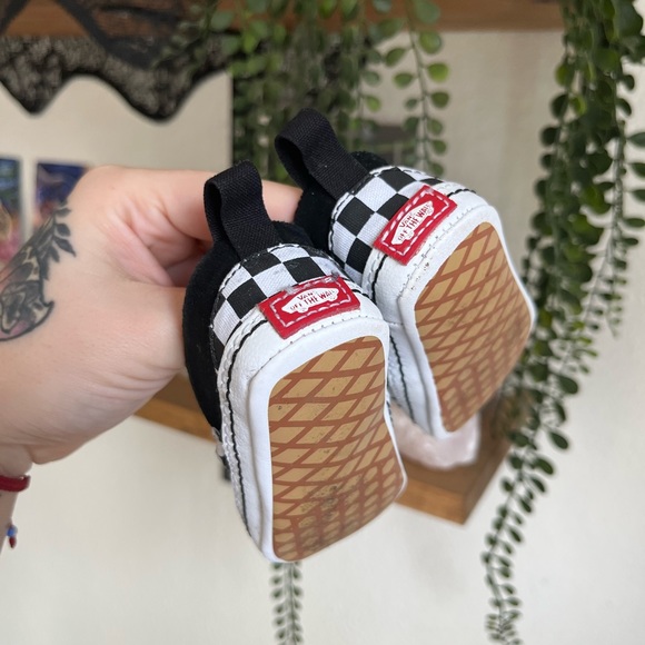 Vans infant/toddler soft bottom “crib” shoes size 2. Very gently worn. - Picture 2 of 2